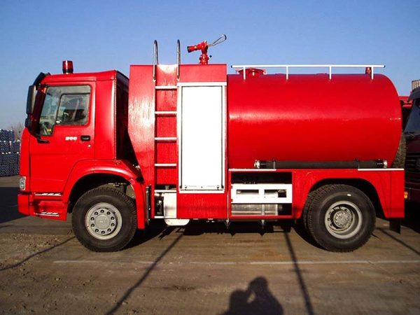 Water Tank Fire Fighting Truck