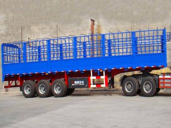 3 Axles Animal Transport Semi Trailer