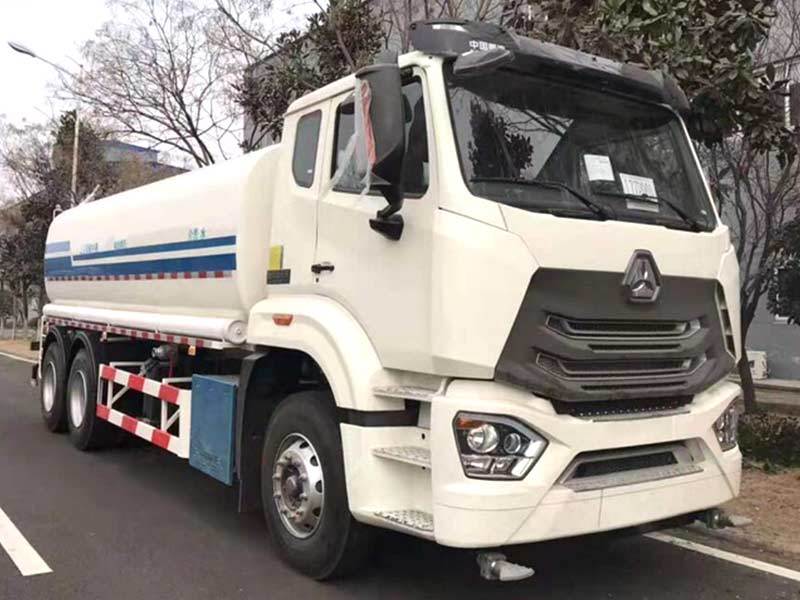 ZZ1255N4346B1 Sinotruk Howo N7 E7 6X4 20M3 Water Bowser Tank Truck