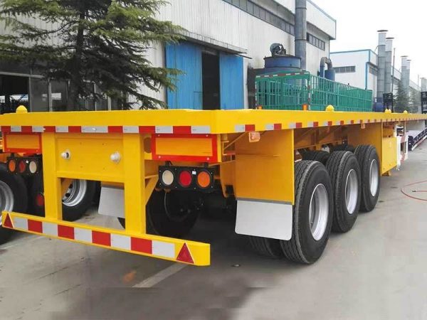 40Ft Flatbed Container Transport Semi Trailer